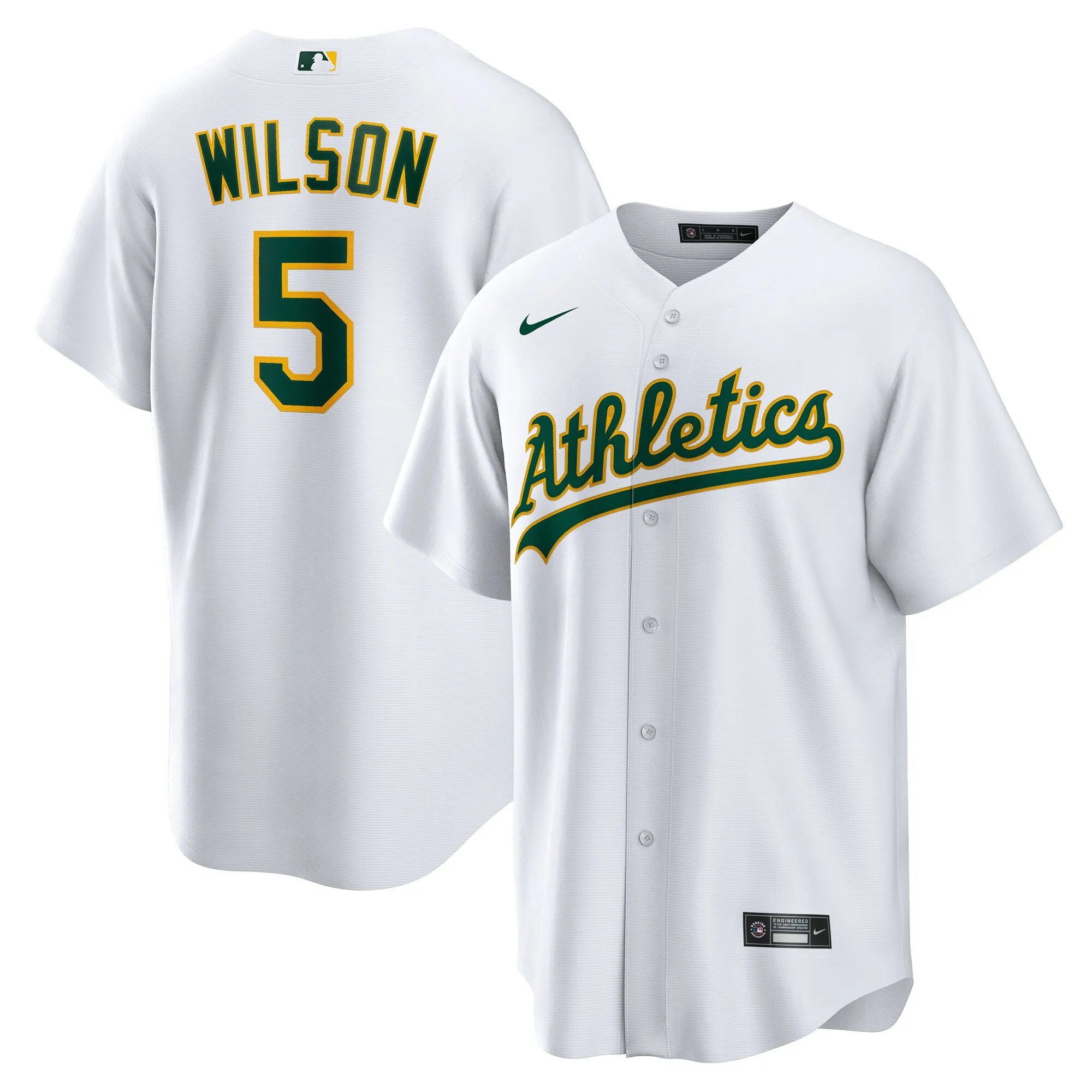 Jacob Wilson Athletics Nike Home Replica Jersey - White