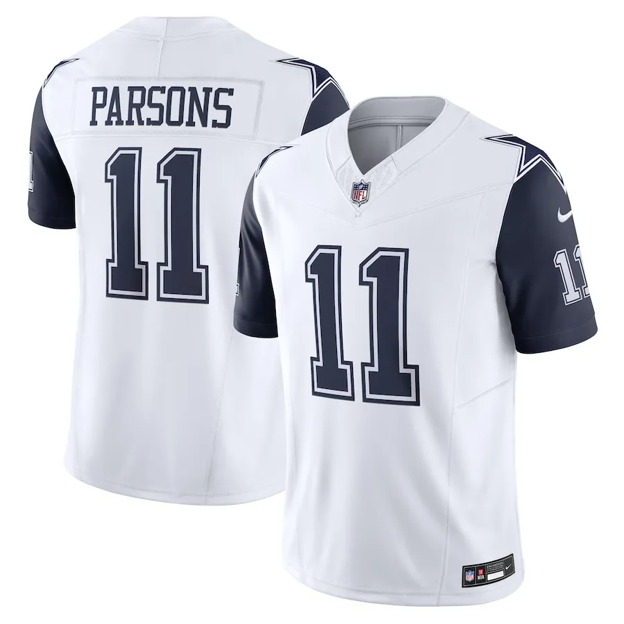 Micah Parsons Dallas Cowboys Nike Vapor F.U.S.E. Limited Jersey - White 4290