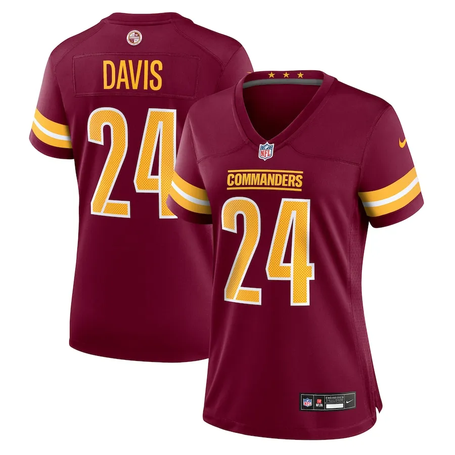 Michael Davis Washington Commanders Nike Women's  Game Jersey -  Burgundy