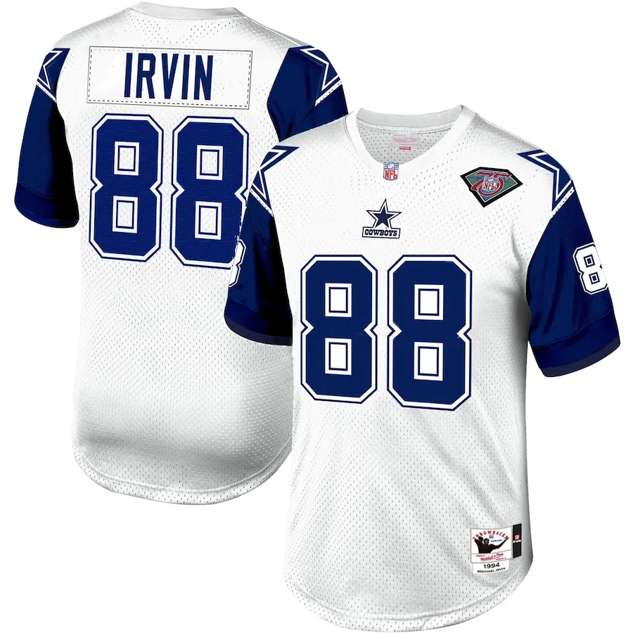 Michael Irvin Dallas Cowboys 1994 Mitchell &amp Ness Authentic Throwback Retired Player Jersey - White