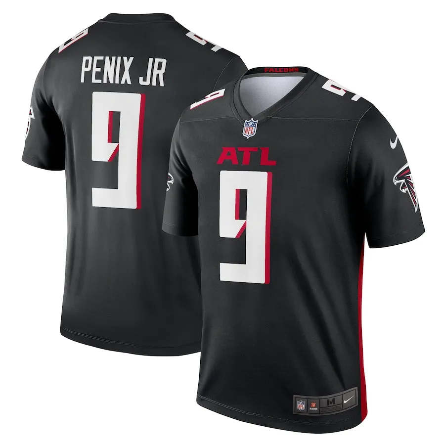 Michael Penix Jr. Atlanta Falcons Nike Team Legend Jersey - Black