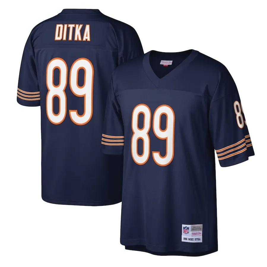 Mike Ditka Chicago Bears Mitchell &amp Ness Legacy Replica Jersey - Navy