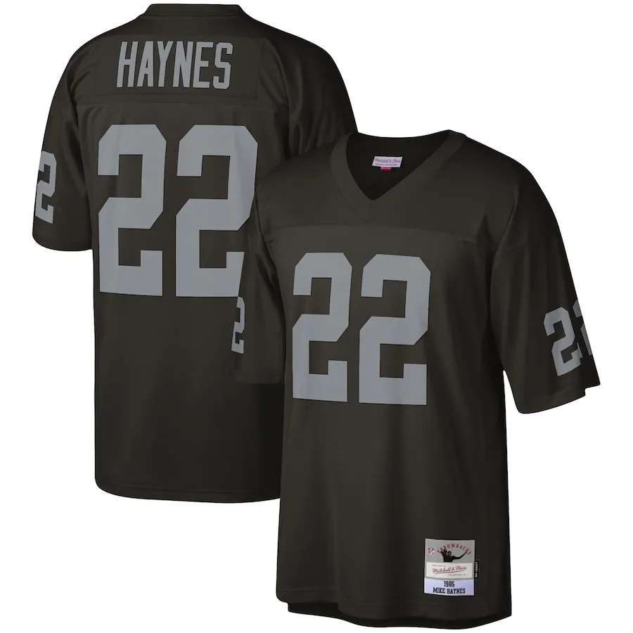 Mike Haynes Las Vegas Raiders Mitchell &amp Ness Legacy Replica Jersey - Black