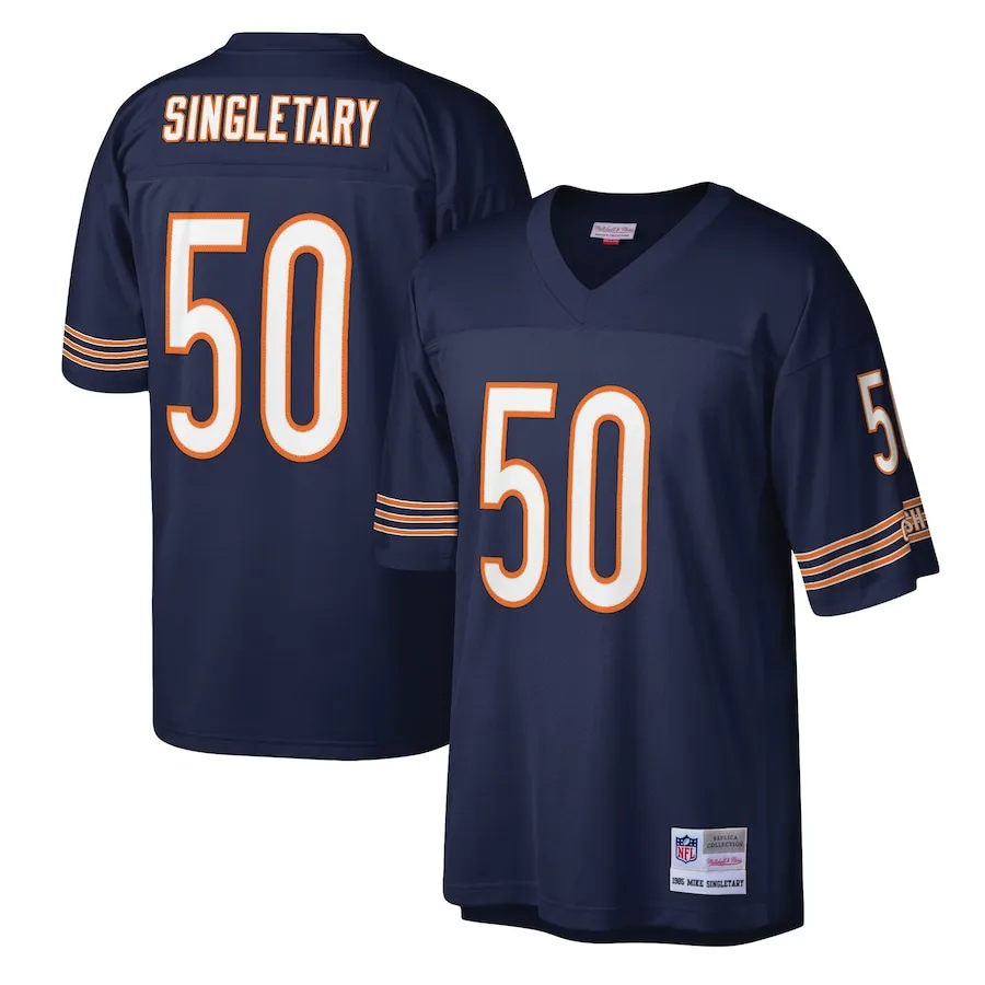Mike Singletary Chicago Bears Mitchell &amp Ness Legacy Replica Jersey - Navy