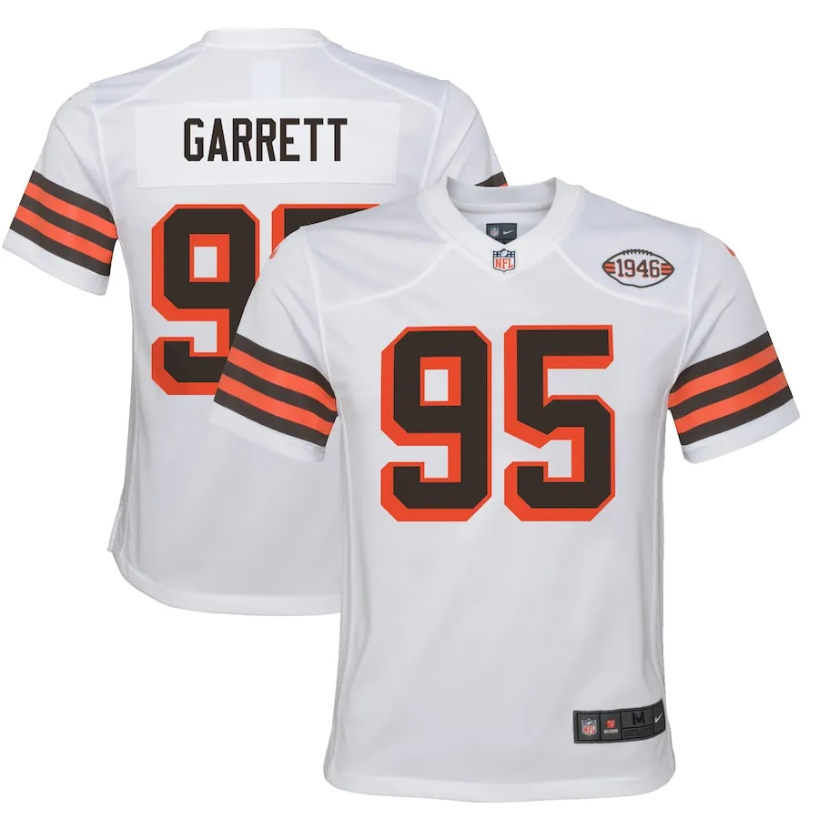 Myles Garrett Cleveland Browns Nike Youth Alternate Game Jersey - White