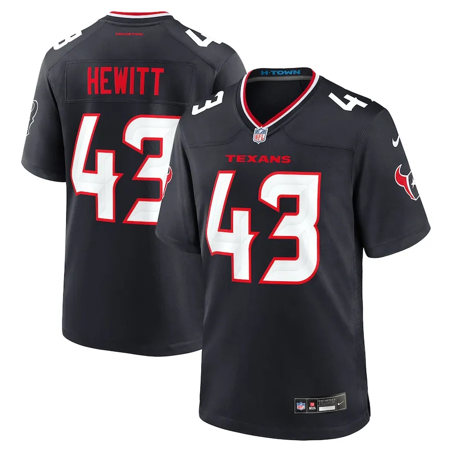 Neville Hewitt Houston Texans Nike Team Game Jersey -  Navy