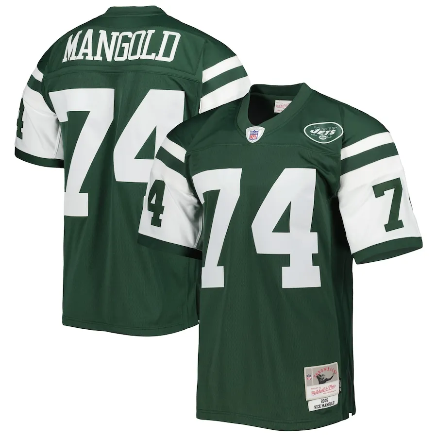Nick Mangold New York Jets Mitchell &amp Ness Legacy Replica Jersey - Green