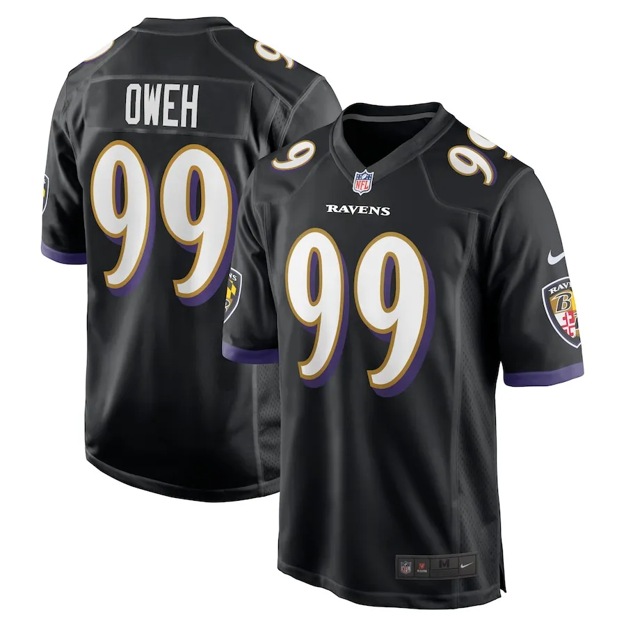Odafe Oweh Baltimore Ravens Nike Alternate Game Jersey - Black