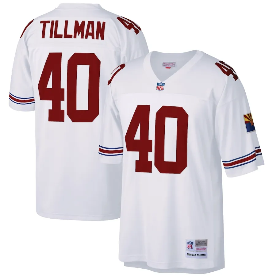Pat Tillman Arizona Cardinals Mitchell &amp Ness Big &amp Tall 2000 Retired Player Replica Jersey - White