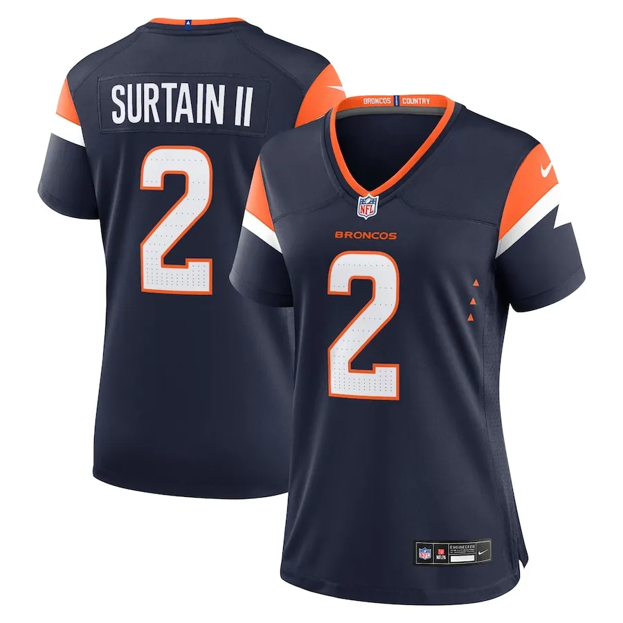 Patrick Surtain II Denver Broncos Nike Women's Mile High Collection Alternate Game Jersey - Navy