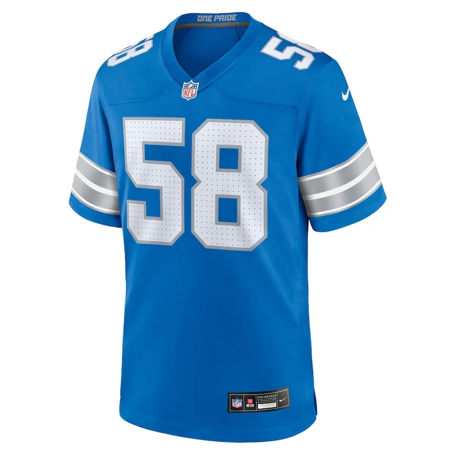 Penei Sewell Detroit Lions Nike Game Jersey - Blue 6232