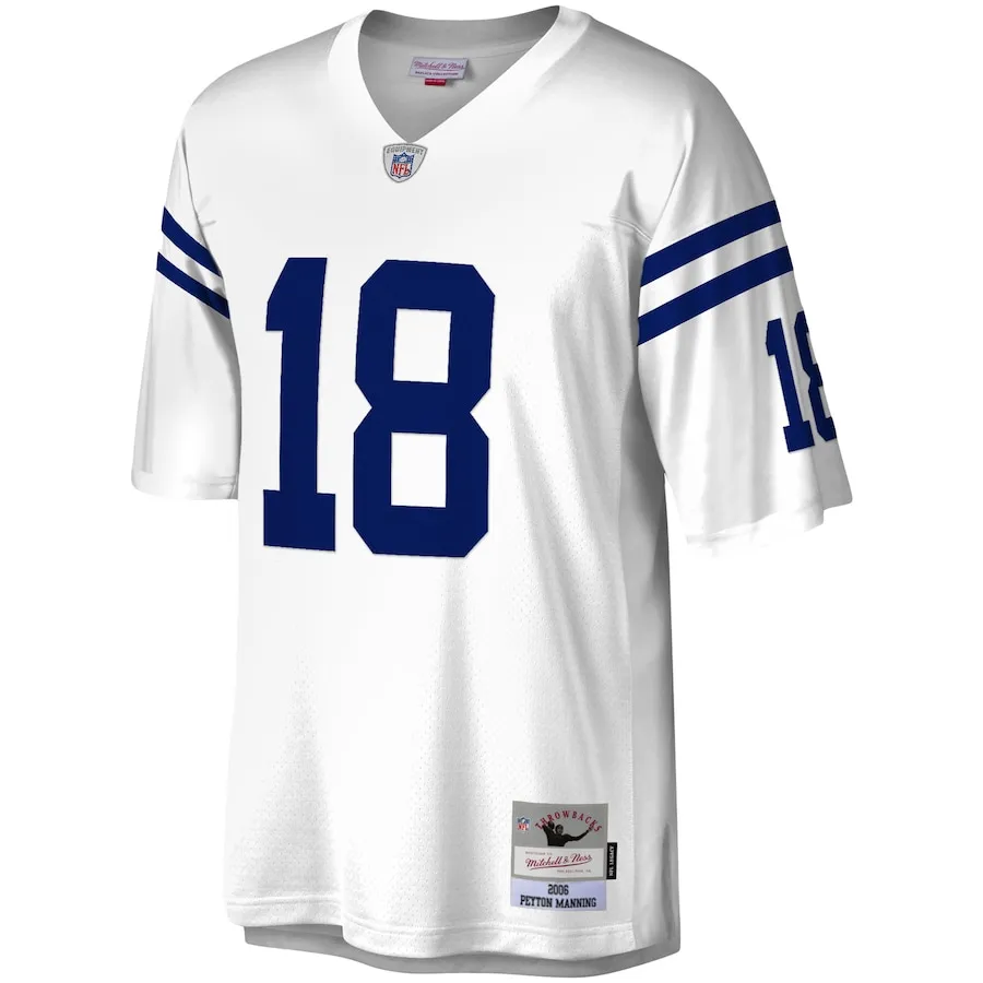 Peyton Manning Indianapolis Colts Mitchell &amp Ness Legacy Replica Jersey - White