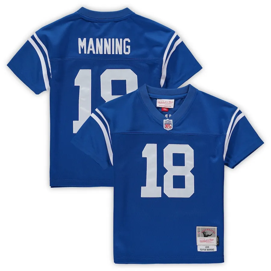 Peyton Manning Indianapolis Colts Mitchell &amp Ness Male Preschool Retired Legacy Jersey - Royal