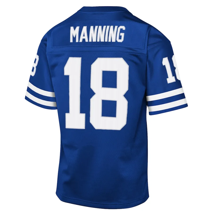 Peyton Manning Indianapolis Colts Mitchell &amp Ness Youth 1998 Throwback Fashion Jersey - Royal