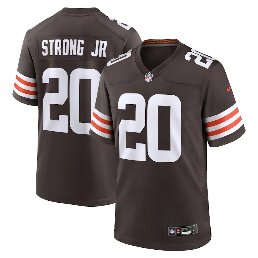 Pierre Strong Jr. Cleveland Browns Nike Team Game Jersey -  Brown 5348
