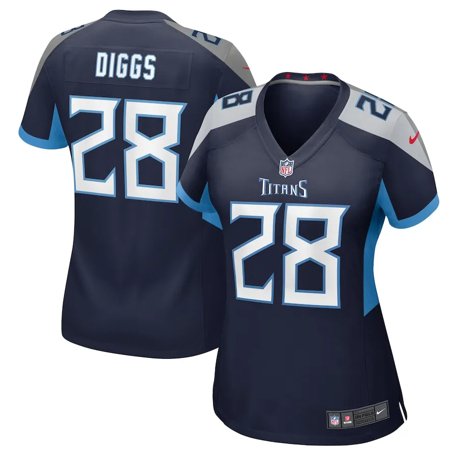 Quandre Diggs Tennessee Titans Nike Women's  Game Jersey -  Navy