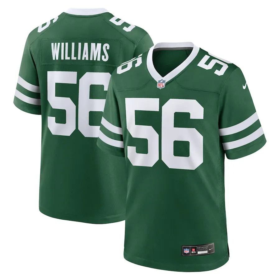 Quincy Williams New York Jets Nike  Game Player Jersey&nbsp– Legacy Green