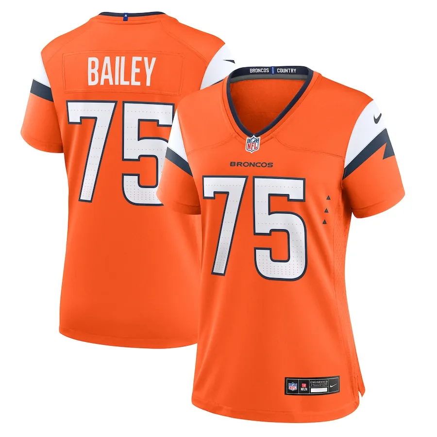 Quinn Bailey Denver Broncos Nike Women's Team Game Jersey -  Orange