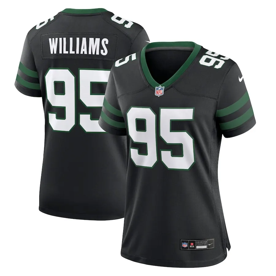 Quinnen Williams New York Jets Nike Women's Alternate Game Jersey - Legacy Black