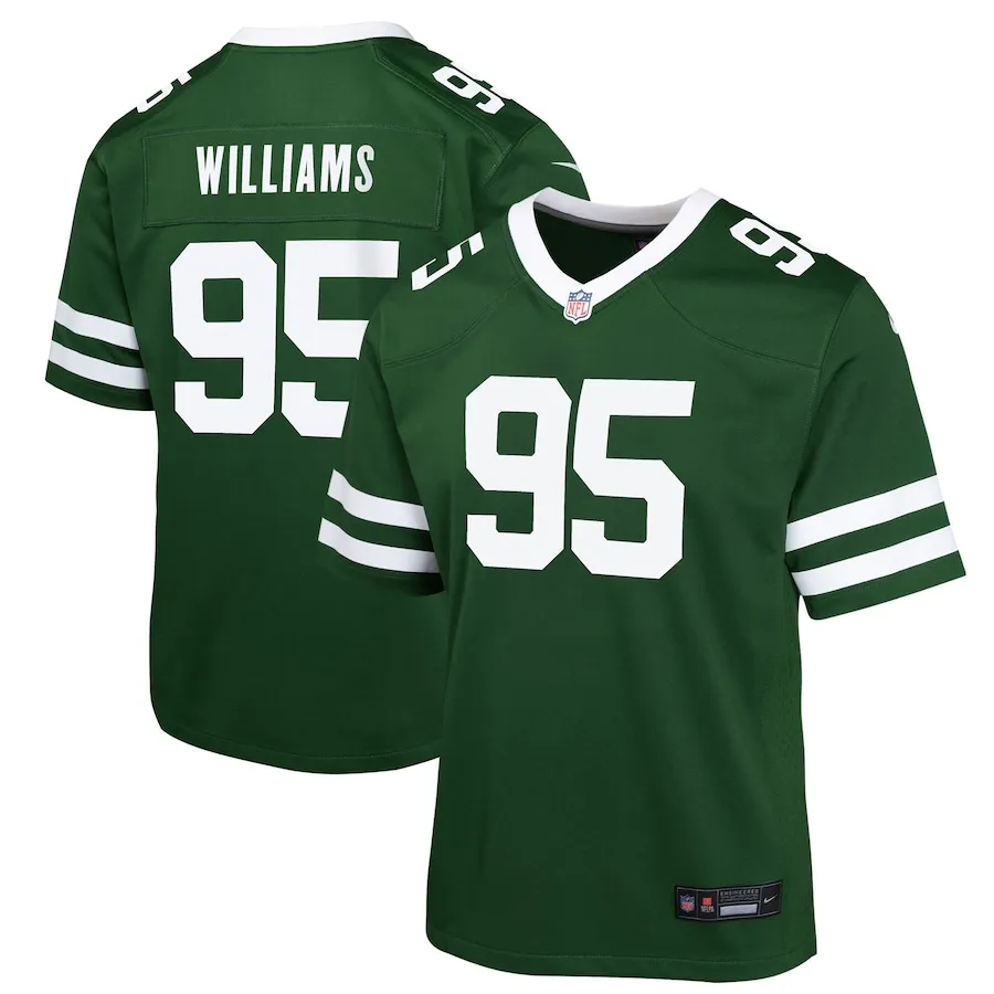Quinnen Williams New York Jets Nike Youth Game Jersey - Green
