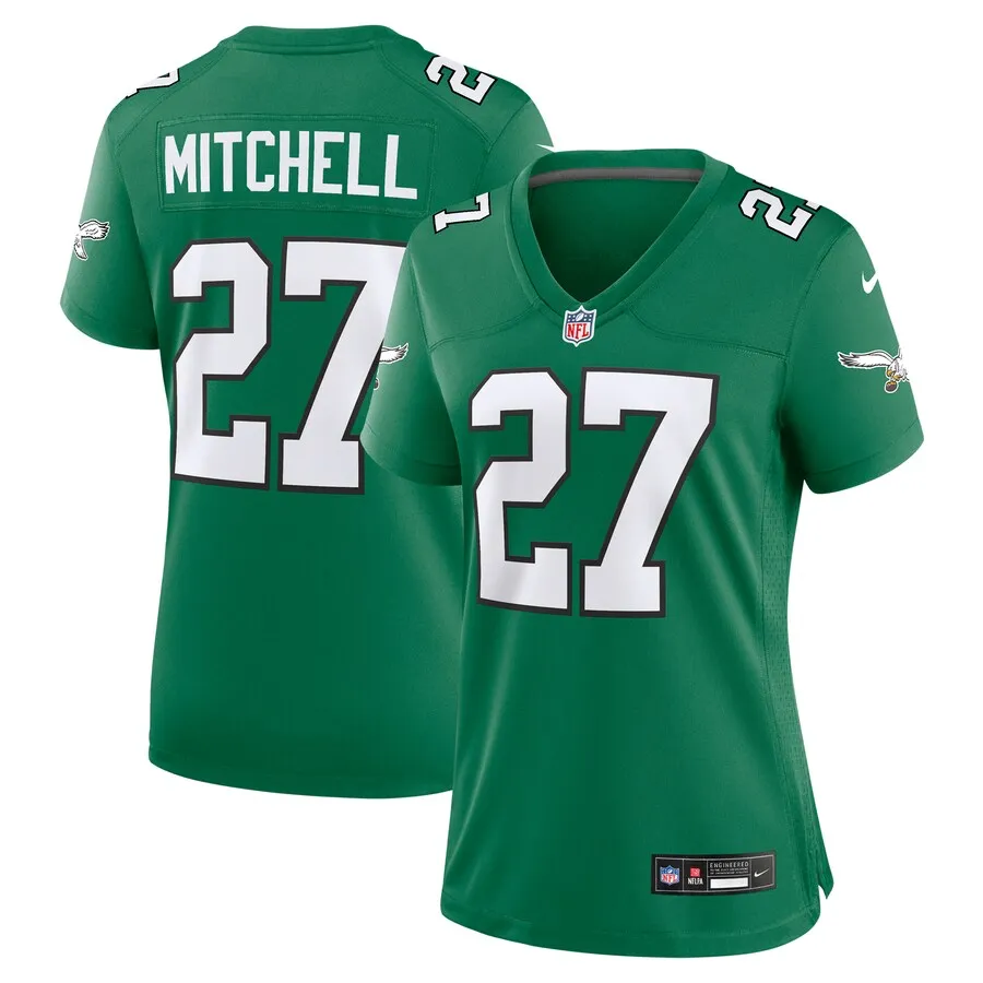 Quinyon Mitchell Philadelphia Eagles Nike Women's Alternate Game Jersey -  Kelly Green