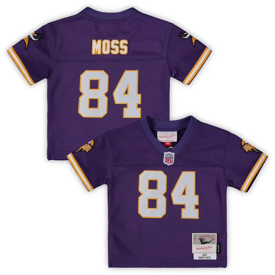 Randy Moss Minnesota Vikings Mitchell &amp Ness Infant 1998 Retired Legacy Jersey - Purple