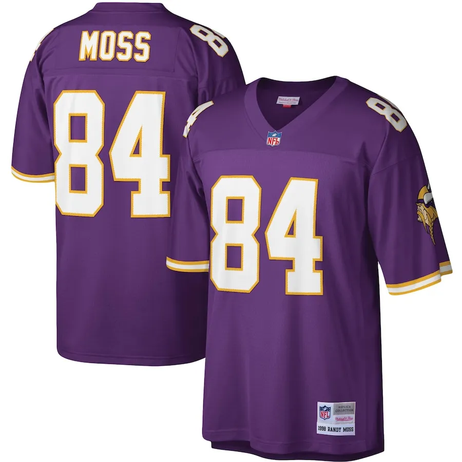 Randy Moss Minnesota Vikings Mitchell &amp Ness Legacy Replica Jersey - Purple