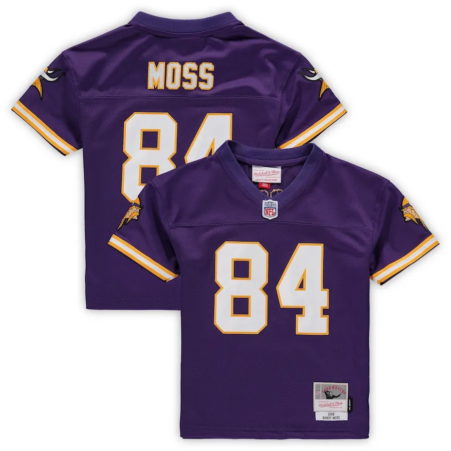 Randy Moss Minnesota Vikings Mitchell &amp Ness Male Preschool 1998 Retired Legacy Jersey - Purple