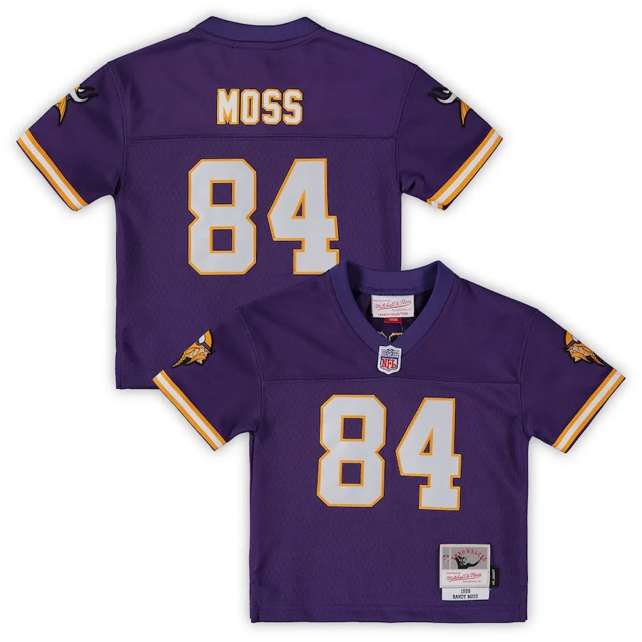 Randy Moss Minnesota Vikings Mitchell &amp Ness Toddler 1998 Retired Legacy Jersey - Purple