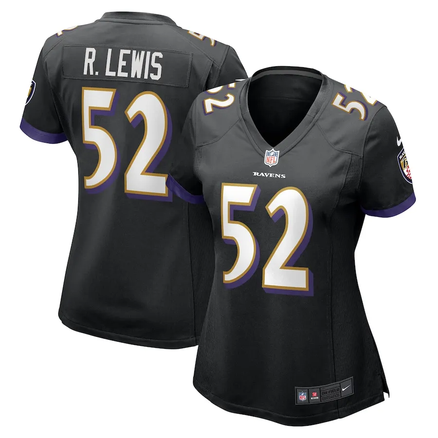 Ray Lewis Baltimore Ravens Nike Women's Retired Player Jersey - Black