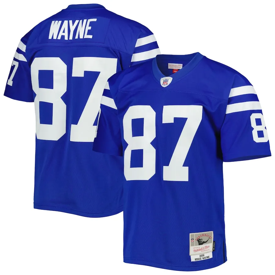 Reggie Wayne Indianapolis Colts Mitchell &amp Ness Legacy Replica Jersey - Royal