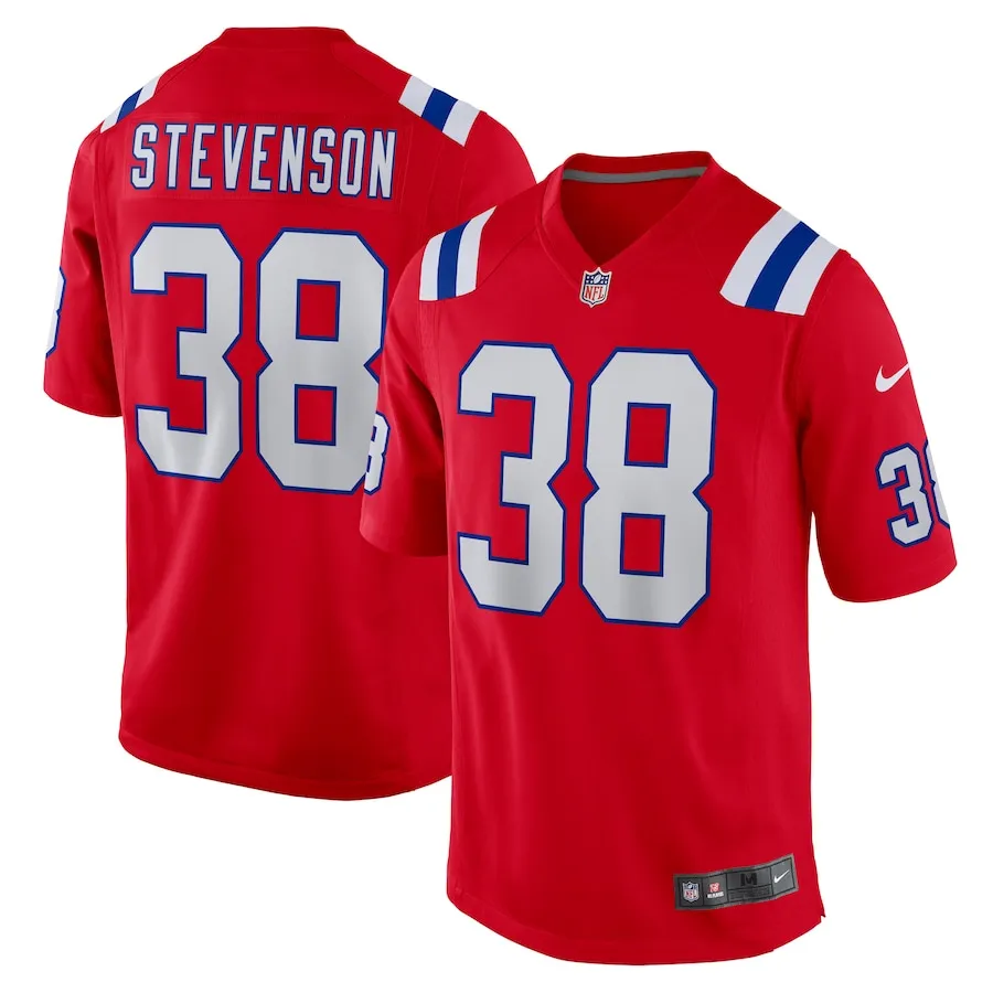 Rhamondre Stevenson New England Patriots Nike Alternate Game Jersey - Red