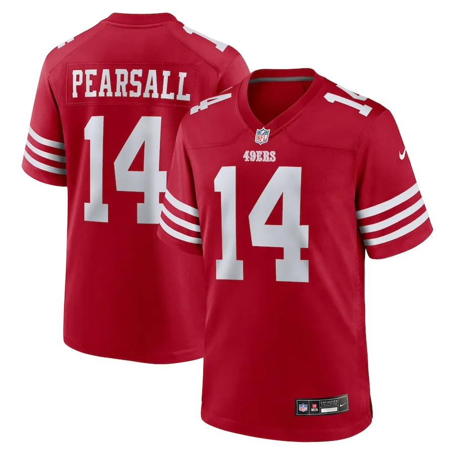 Ricky Pearsall San Francisco 49ers Nike  Player Game Jersey - Scarlet