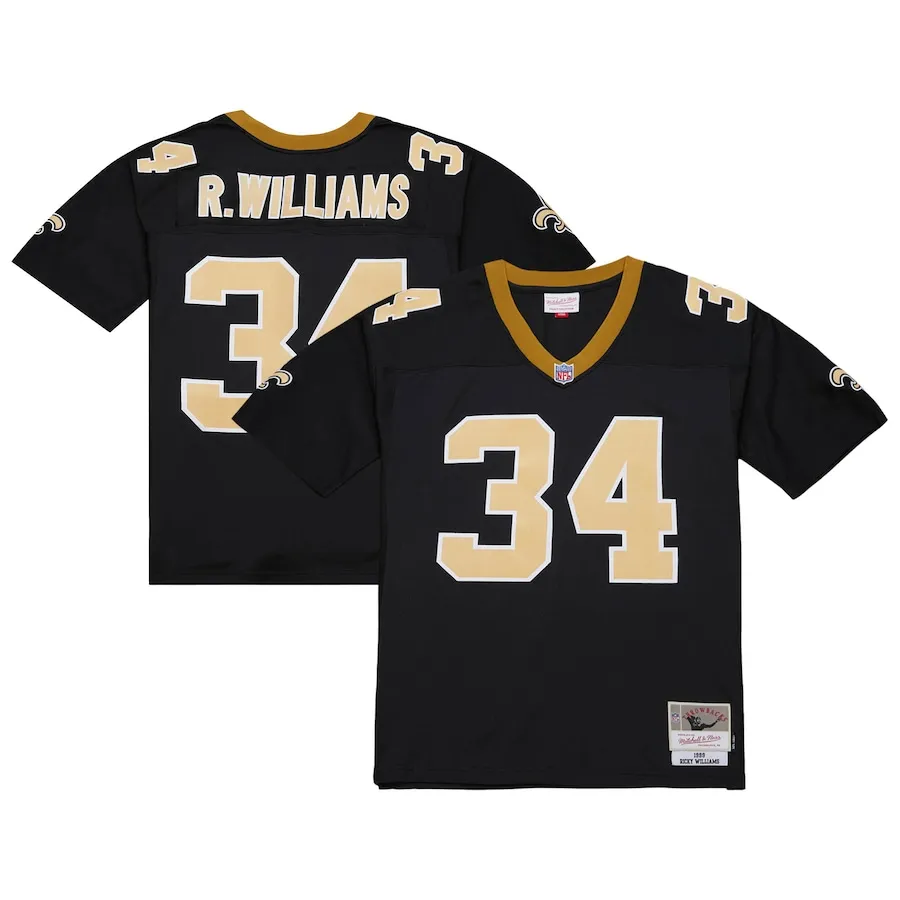 Ricky Williams New Orleans Saints Mitchell &amp Ness 1999 Legacy Replica Jersey - Black
