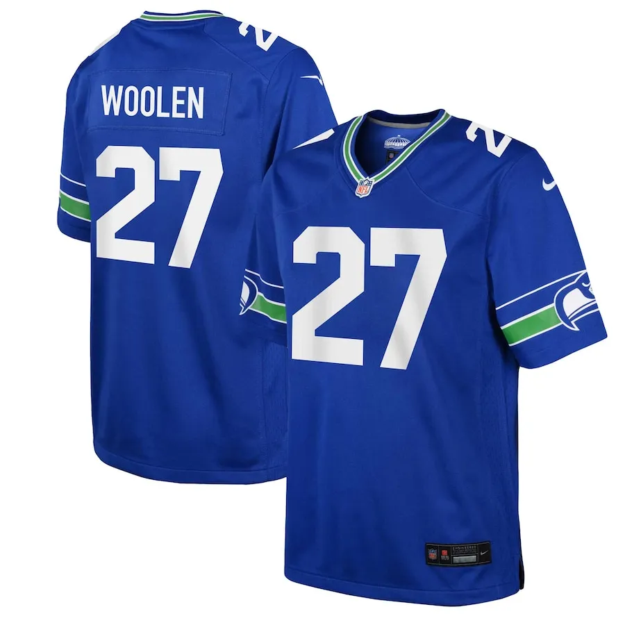 Riq Woolen Seattle Seahawks Nike Youth Alternate Game Jersey - Royal