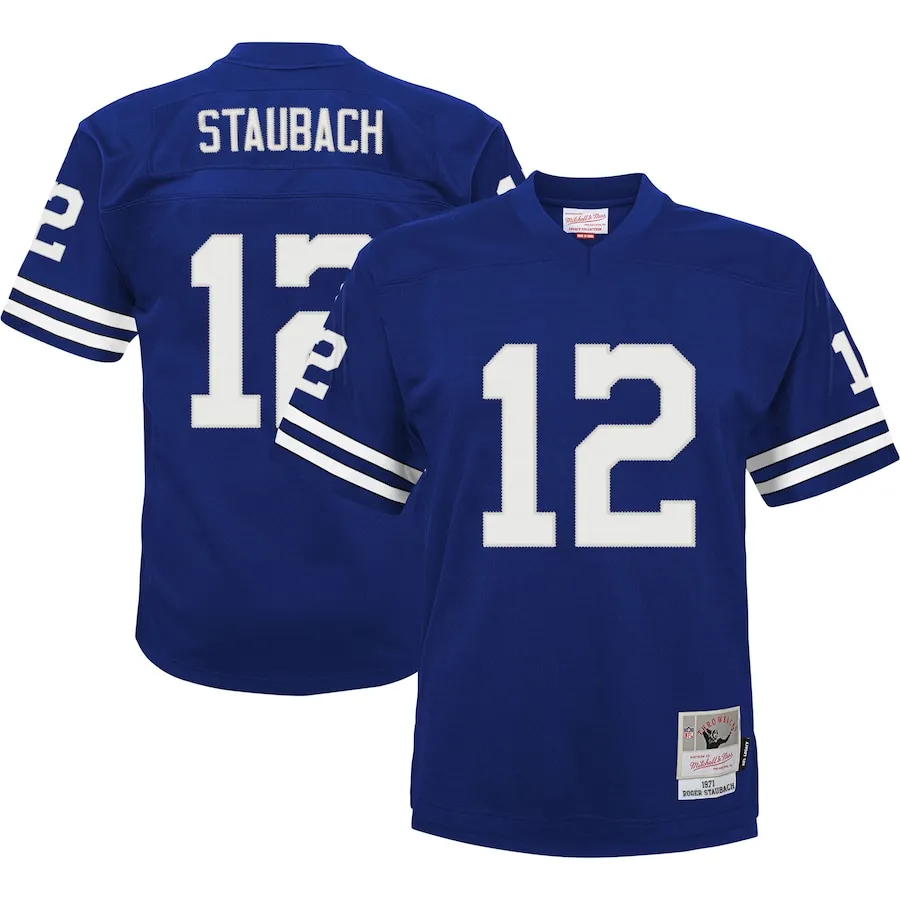 Roger Staubach Dallas Cowboys Mitchell &amp Ness Infant 1971 Retired Legacy Jersey - Navy