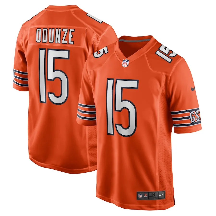 Rome Odunze Chicago Bears Nike Alternate Game Jersey - Orange