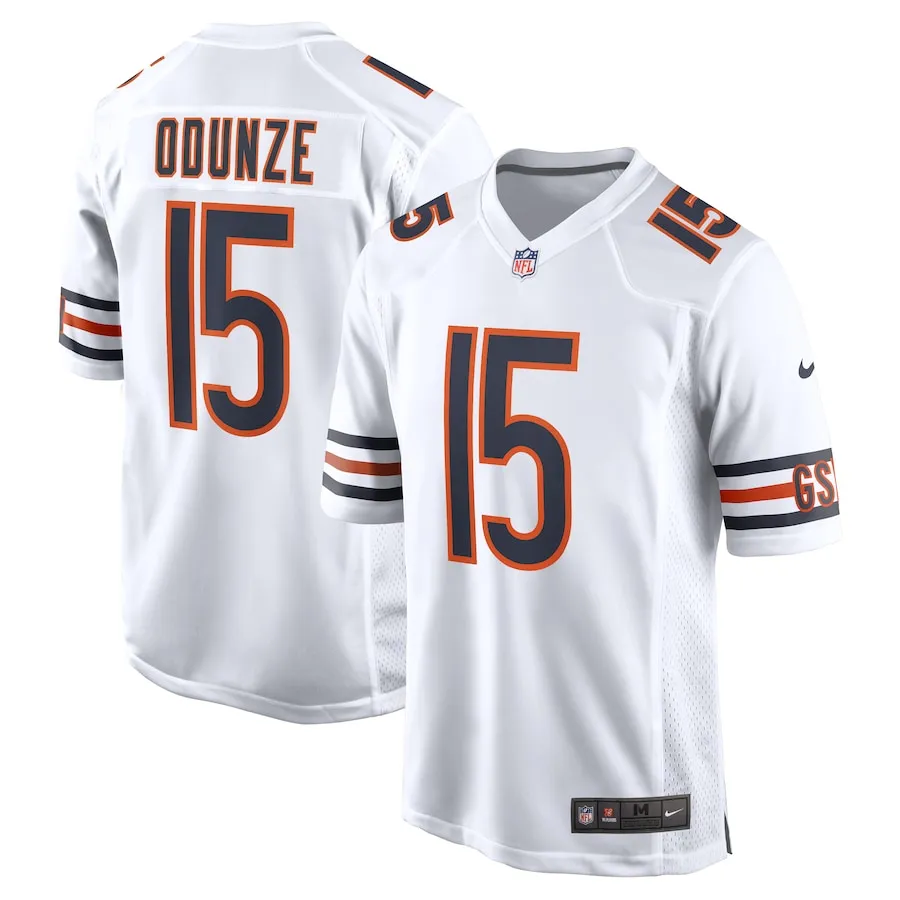 Rome Odunze Chicago Bears Nike Game Jersey -  White