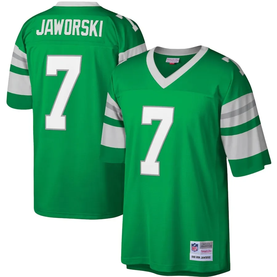 Ron Jaworski Philadelphia Eagles Mitchell &amp Ness Legacy Replica Jersey - Kelly Green