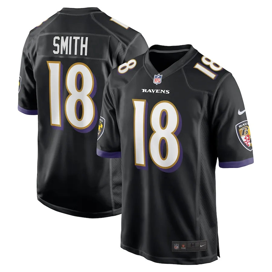 Roquan Smith Baltimore Ravens Nike Alternate Game Jersey - Black 8757