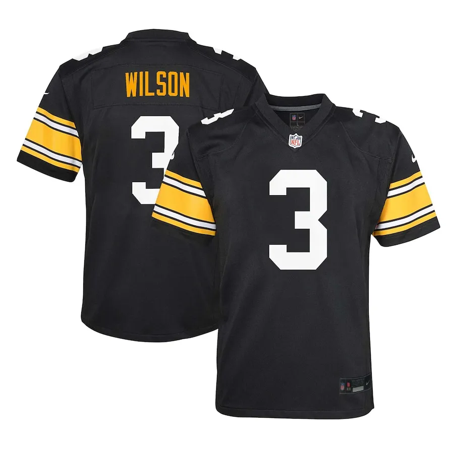 Russell Wilson Pittsburgh Steelers Nike Youth Alternate Player Game Jersey - Black 4106
