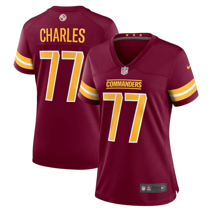Saahdiq Charles Washington Commanders Nike Women's  Game Jersey -  Burgundy