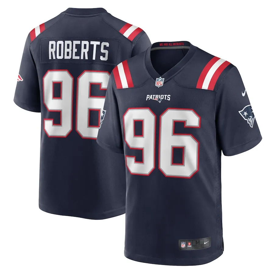 Sam Roberts New England Patriots Nike Game Player Jersey - Navy