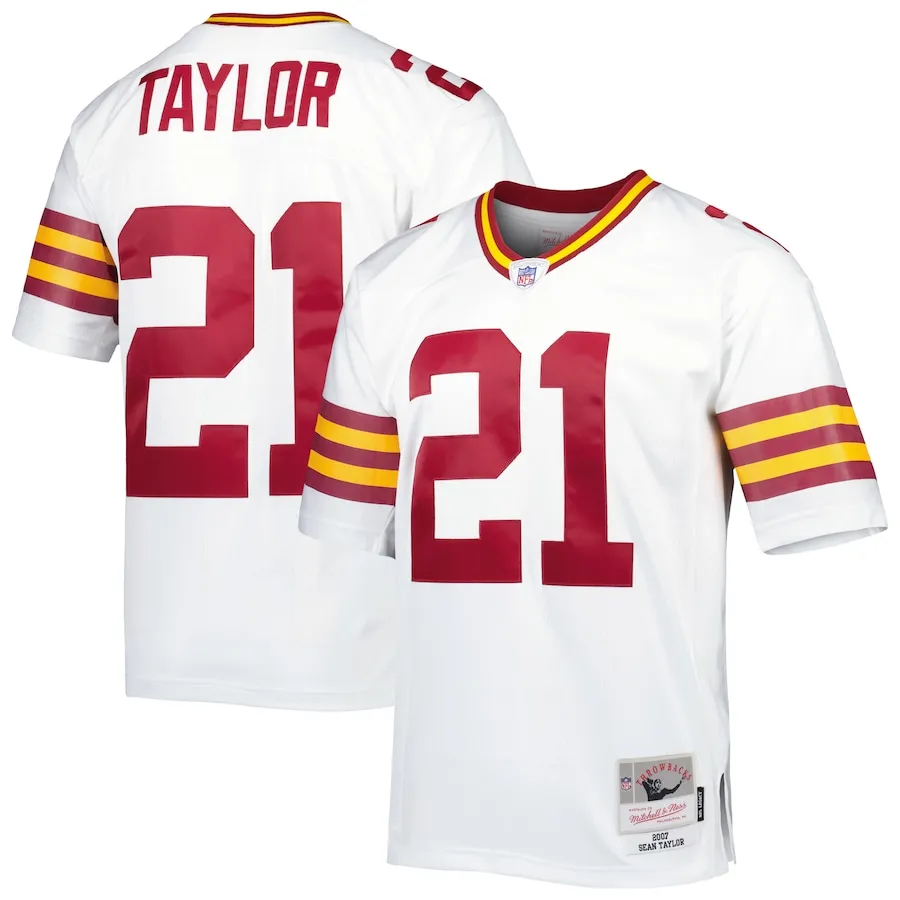 Sean Taylor Washington Football Team Mitchell &amp Ness Legacy Replica Jersey - White