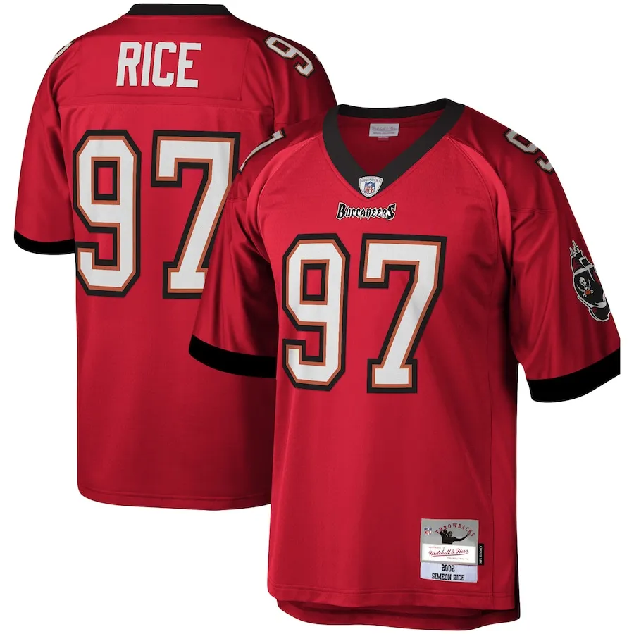 Simeon Rice Tampa Bay Buccaneers Mitchell &amp Ness Legacy Replica Jersey - Red