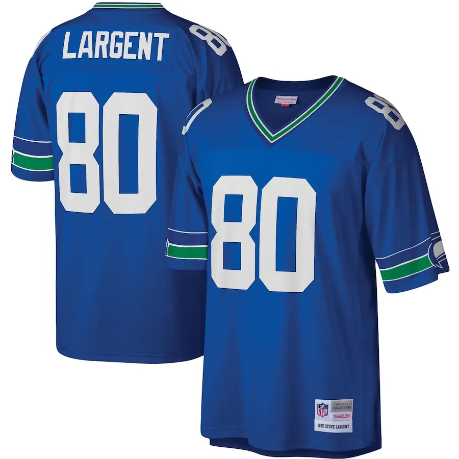 Steve Largent Seattle Seahawks Mitchell &amp Ness Legacy Replica Jersey - Royal