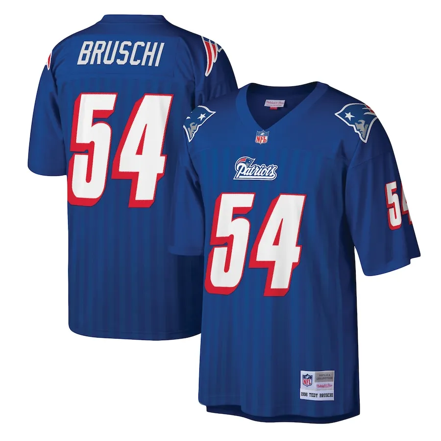 Tedy Bruschi New England Patriots Mitchell &amp Ness Legacy Replica Jersey - Royal