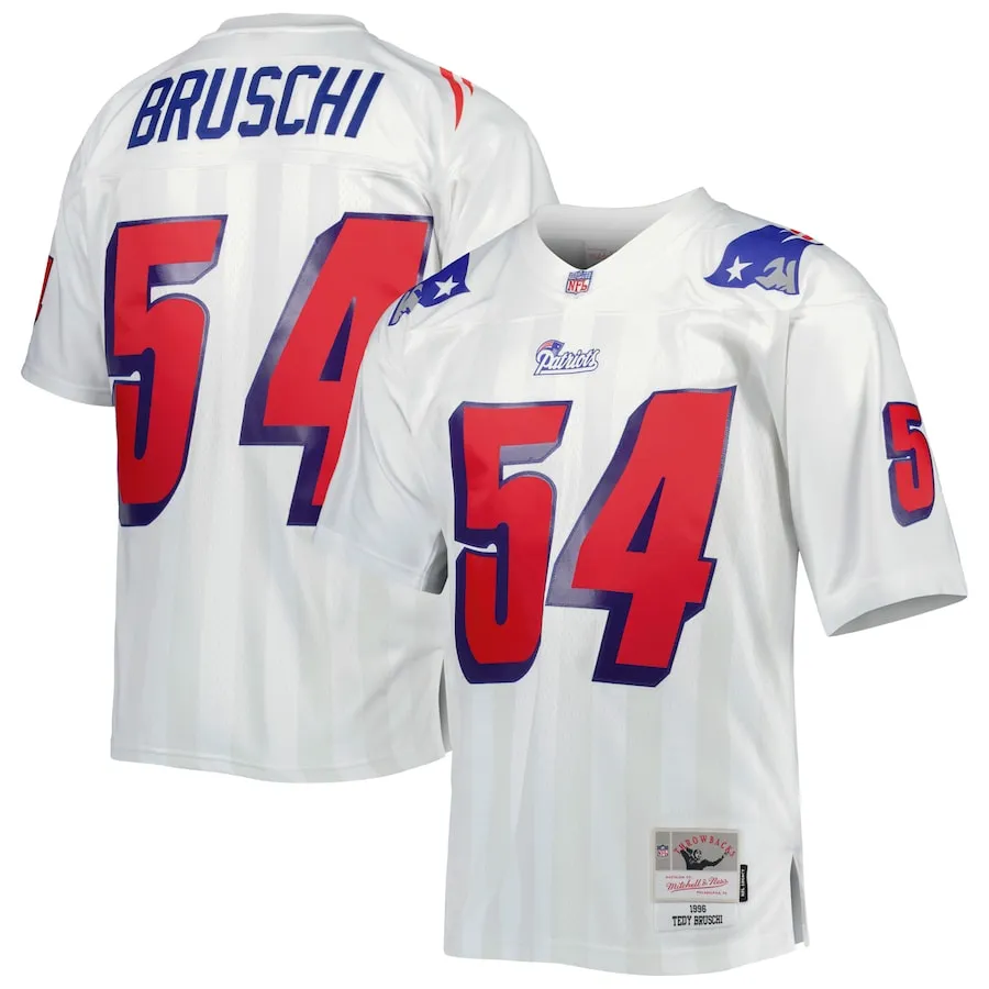 Tedy Bruschi New England Patriots Mitchell &amp Ness Legacy Replica Jersey - White