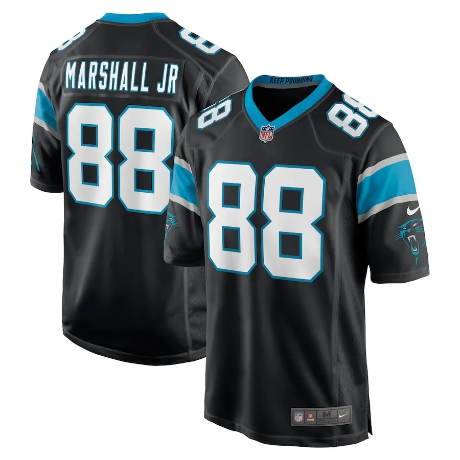 Terrace Marshall Jr. Carolina Panthers Nike Player Game Jersey - Black