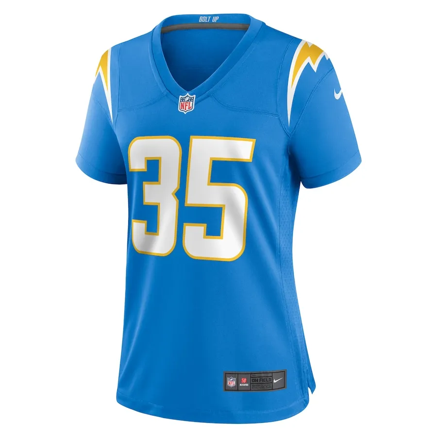 Terrell Bynum Los Angeles Chargers Nike Women's Team Game Jersey -  Powder Blue